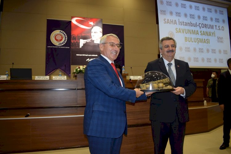 SAHA İstanbul, Çorumlu sanayicilerle buluştu 