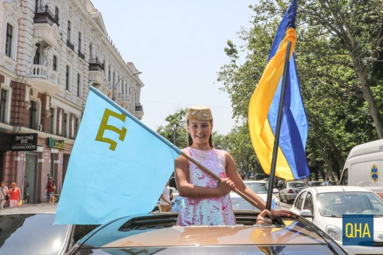 Odesa'da Kırım Tatar Bayrak Günü kutlandı