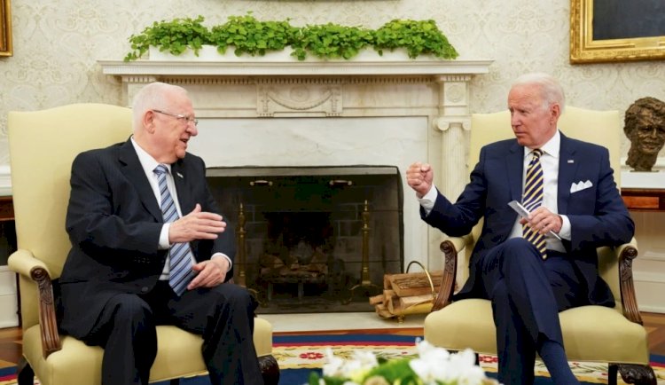 Biden Beyaz Saray’da İsrail Cumhurbaşkanını Ağırladı 