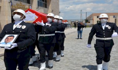 Kütahya'da şehit polis memuru için tören düzenlendi