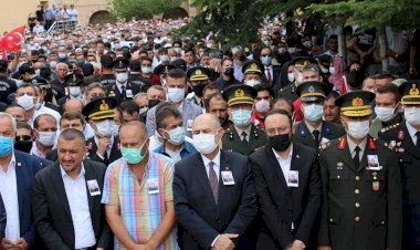 Kahraman astsubay Cihan Çiftçibaşı'nı Mardin'de on binler uğurladı