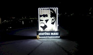 Atamızın silueti şehrimize çok yakıştı