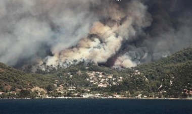 Marmaris'te son durum! Marmaris yangını Hisarönü'nü tehdit ediyor