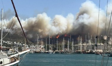 Bodrum’da yangın büyüyor