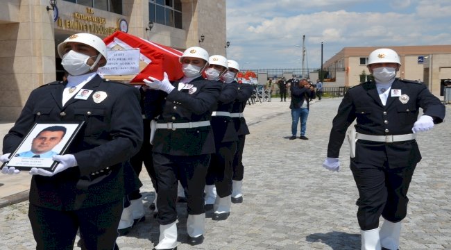Kütahya'da şehit polis memuru için tören düzenlendi
