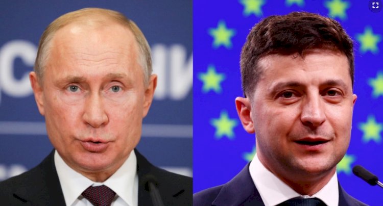 Зеленский украинлар ва руслар тарихи ҳақида мақола ёзган Путинни троллинг қилди