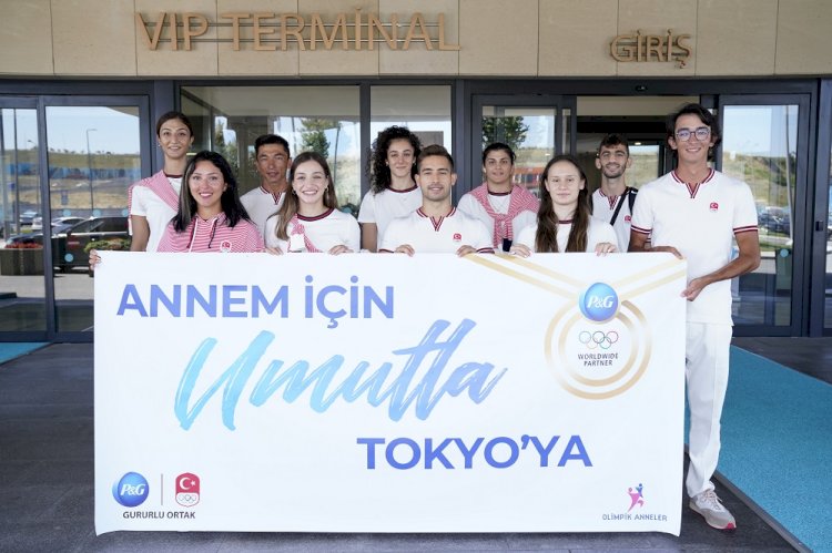 Olimpik Anneler projesinin sporcuları Tokyo’ya uğurlandı