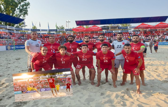 Türkiye Plaj Futbolu Milli Takımı, Ukrayna'ya 8-3 mağlup oldu