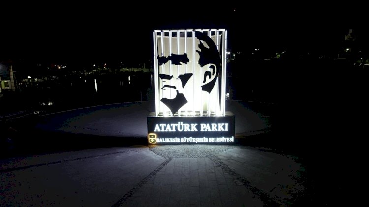 Atamızın silueti şehrimize çok yakıştı