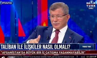 Ahmet Davutoğlu canlı yayına konuk oldu