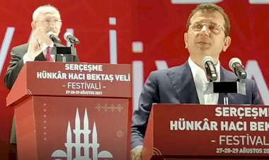 Kemal Kılıçdaroğlu ve Ekrem İmamoğlu, İBB'nin festivalinde bir araya geldi