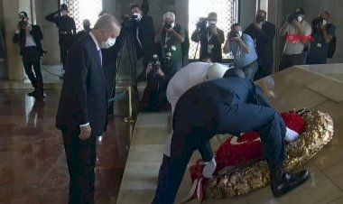 Devlet erkânı Ata’nın huzurunda