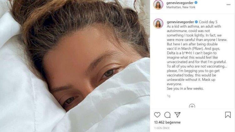 Mart ayında iki doz aşı olan ünlü isme Delta varyantı bulaştı