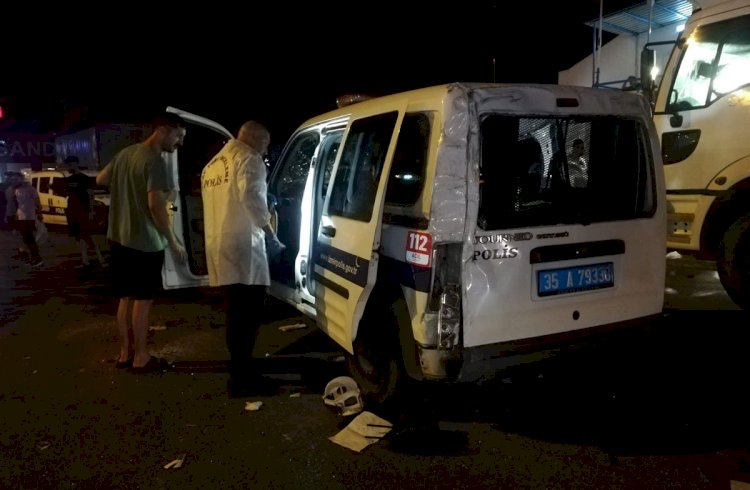İzmir’de trafik kazası 1 polis şehit, 4 yaralı
