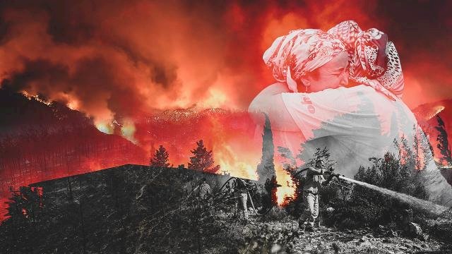 Alevler ortasında kalındığında ne yapılmalı?