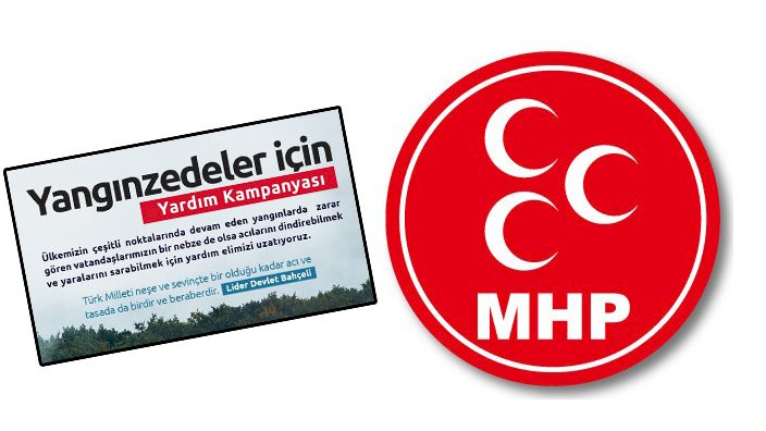MHP yardım kampanyasını durdurdu