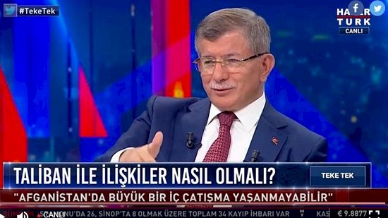 Ahmet Davutoğlu canlı yayına konuk oldu