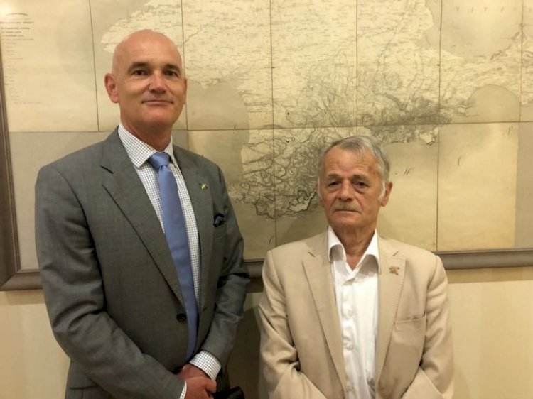 Kırım Tatar halkının milli lideri Kırımoğlu, Avustralya'nın Kıyiv Büyükelçisi ile görüştü