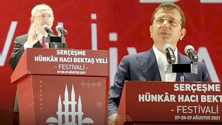 Kemal Kılıçdaroğlu ve Ekrem İmamoğlu, İBB'nin festivalinde bir araya geldi