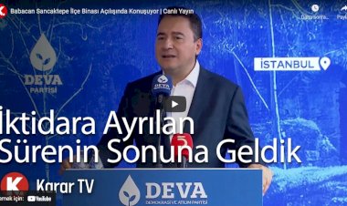 Babacan'dan seçim açıklaması: İktidara ayrılan sürenin sonuna geldik