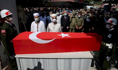 Şehit Piyade Sözleşmeli Er Turgay Abacı, Hatay'da son yolculuğuna uğurlandı