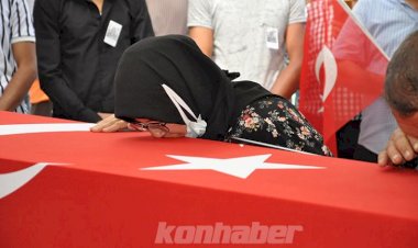 Konyalı şehit Ömer Faruk Erdem son yolculuğuna uğurlandı