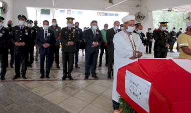 Şehit Şevket Mustafa Gürsoy’un naaşı askeri törenle defnedildi