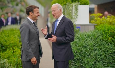 Macron Biden'la Görüşecek