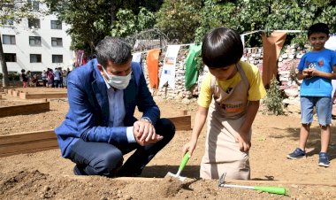 KADIKÖY BOSTANLARINA İLK TOHUMLAR ATILDI