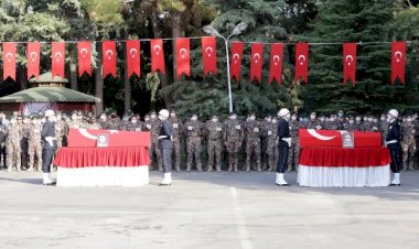 Şehit polisler için Gaziantep'te tören düzenlendi