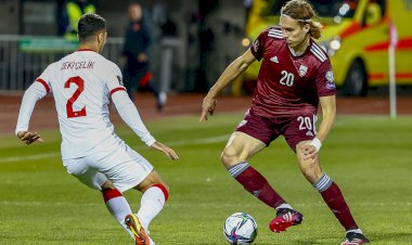 Türkiye Letonya'yı 2-1 yenmeyi başardı