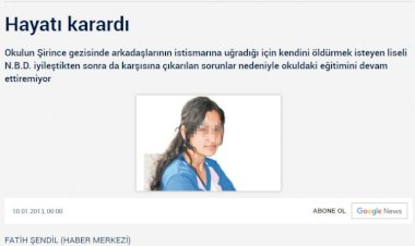 İzmir'de Okul Müdürü tarafından intihara sürüklenen genç kızlar!