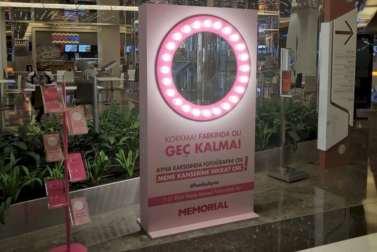 MEME KANSERİ FARKINDALIĞI İÇİN “PEMBE AYNA” SENİNLE!