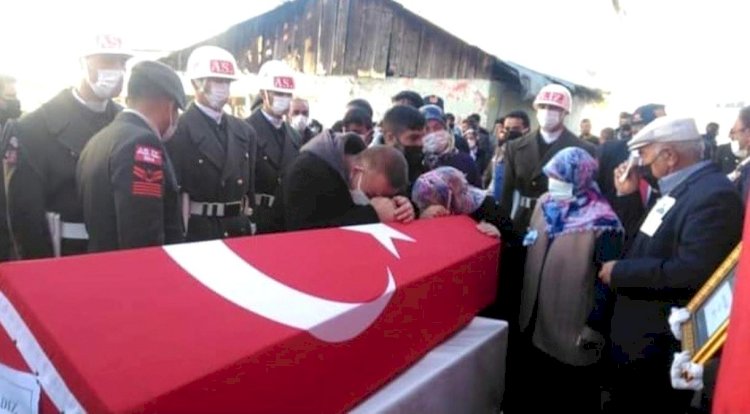 Şehit er Enes Yıldız Ardahan'da son yolculuğuna uğurlandı