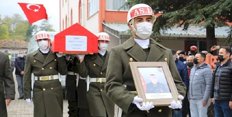 Şehit Uzman Çavuş Çalışkan, toprağa verildi