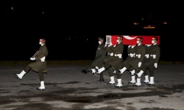 Irak'ta şehit olan asker için tören düzenlendi