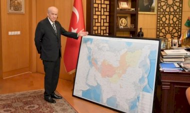 Bahçeli'den Erdoğan'a haritalı tebrik