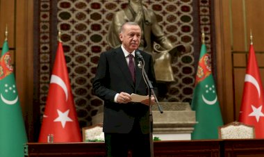 Erdoğan Türkmenistan'da konuştu: Kıbrıs'ın statüsü çözüm anahtarı