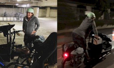 Yeni Zelandalı vekil doğum yapmaya bisikletle gitti