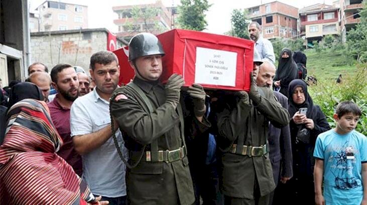 Şehit Uzman Çavuş Soner Fazlıoğlu son yolculuğuna uğurlandı