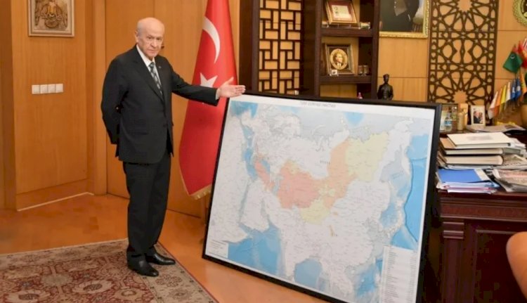Bahçeli'den Erdoğan'a haritalı tebrik