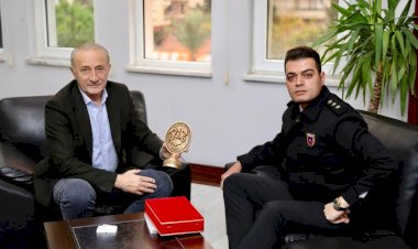 JANDARMA KOMUTANI SOLAK’DAN, BAŞKAN ATABAY’A İADE-İ ZİYARET