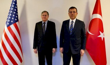 ESKİ ABD BÜYÜKELÇİSİ SATTERFİELD’DAN İMAMOĞLU’NA VEDA ZİYARETİ
