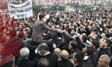 AKP'nin kalesinde Meral Akşener'in esnaf ziyareti mitinge dönüştü