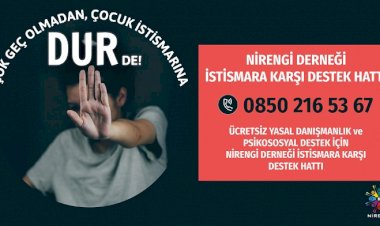 ŞİDDETE ve İSTİSMARA MARUZ KALAN ÇOCUKLAR ve GENÇLER İÇİN ACİL DESTEK HATTI