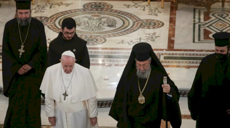 Kıbrıs Başpiskoposu Türkler'i Papa'ya Şikayet Etti