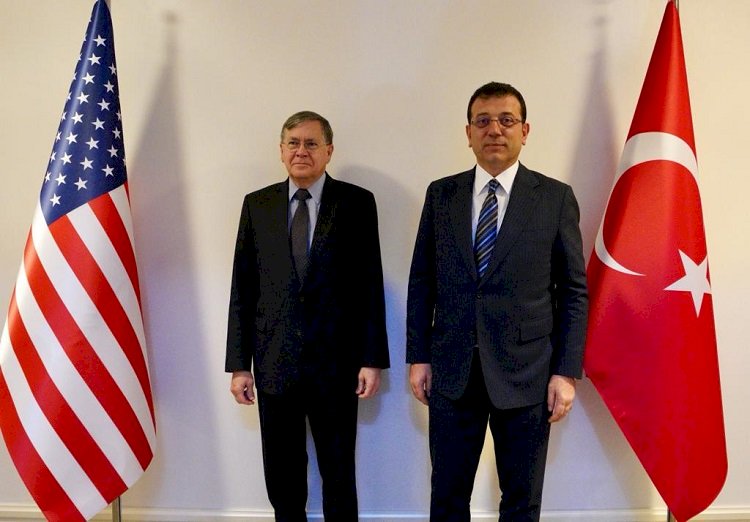 ESKİ ABD BÜYÜKELÇİSİ SATTERFİELD’DAN İMAMOĞLU’NA VEDA ZİYARETİ