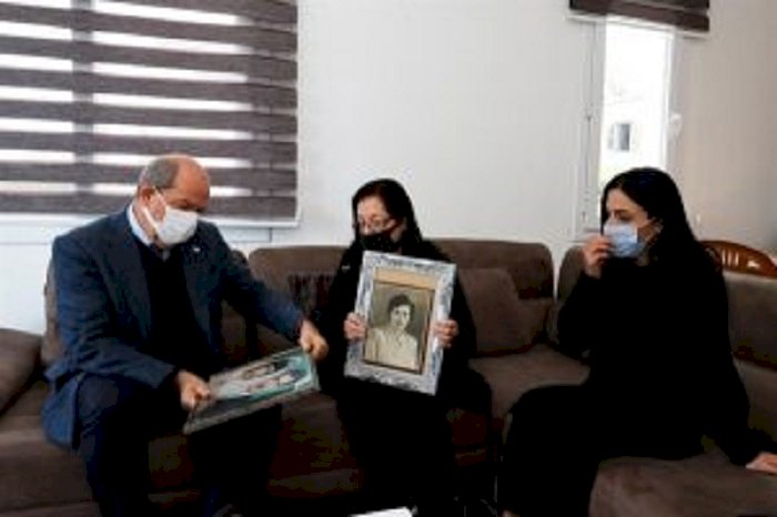Cumhurbaşkanı Tatar Şehit Kızı Ayşe Beyoğlu’nu ziyaret etti
