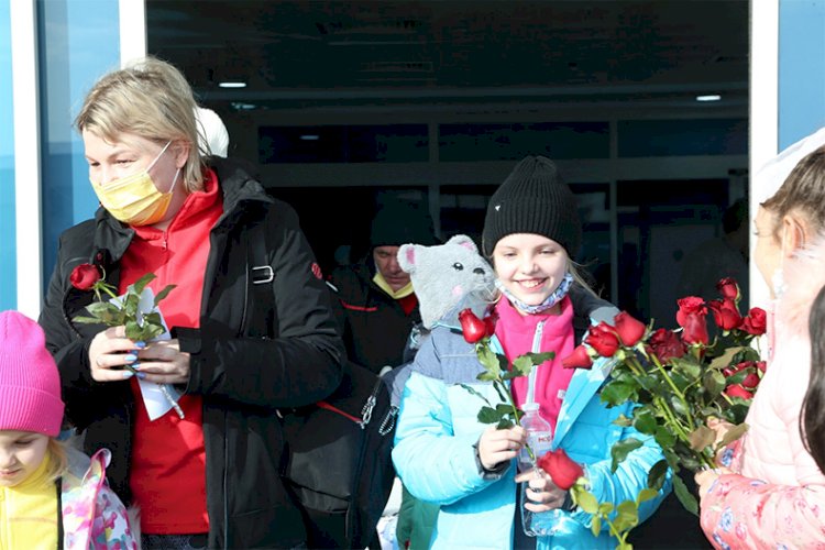 Ukrayna'dan Kayseri'ye ilk kafile geldi