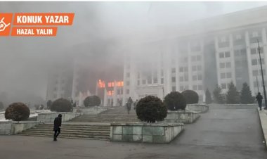 Kazakistan’da manzara